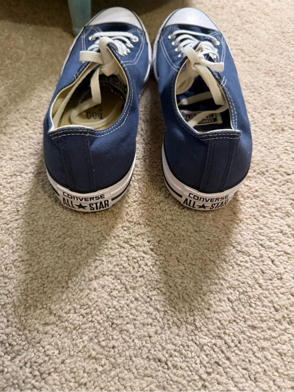 Converse Chuck Taylor All Star Low Top Navy Blue White Sneakers Men’s 11 - Picture 4 of 6